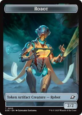 Robot // Munitions Double-Sided Token card from Edge of Eternities