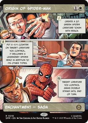 Origin of Spider-Man (Borderless) card from Marvel's Spider-Man