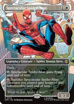 Spectacular Spider-Man (Borderless) card from Marvel's Spider-Man