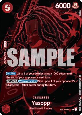 Yasopp (SP) card from Legacy of the Master