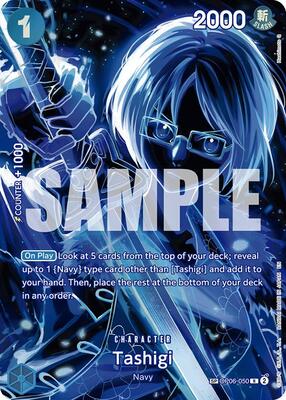 Tashigi (SP) card from Legacy of the Master