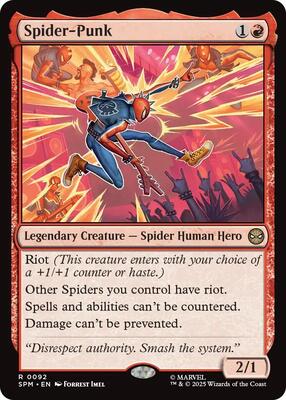 Spider-Punk card from Marvel's Spider-Man