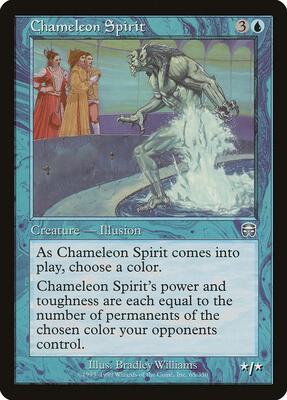 Chameleon Spirit card from Mercadian Masques