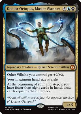 Doctor Octopus, Master Planner card from Marvel's Spider-Man