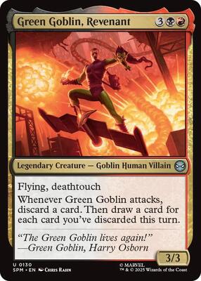 Green Goblin, Revenant card from Marvel's Spider-Man