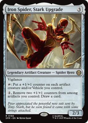 Iron Spider, Stark Upgrade card from Marvel's Spider-Man