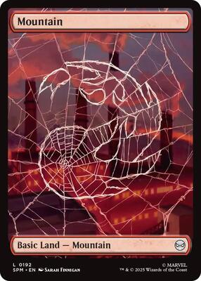 Mountain (0192) card from Marvel's Spider-Man