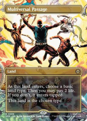 Multiversal Passage (Borderless) card from Marvel's Spider-Man
