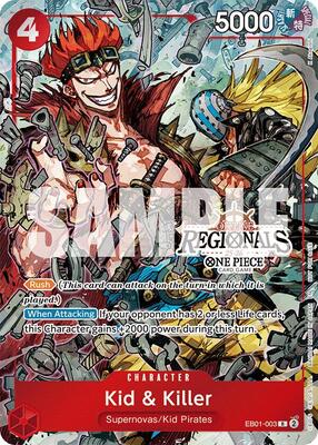 Kid & Killer (Offline Regional Participation Pack 2025 Vol.2) card from One Piece Promotion Cards