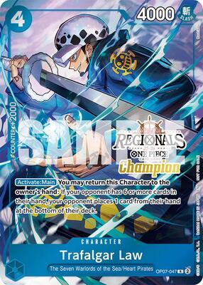 Trafalgar Law (Offline Regional Champion Card Set 2025 Vol.2) card from One Piece Promotion Cards