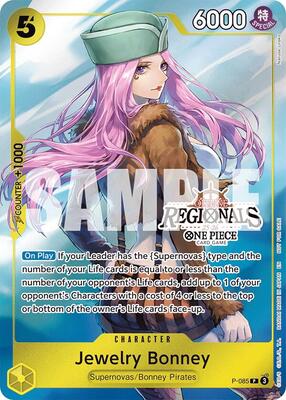 Jewelry Bonney (Offline Regional Participation Pack 2025 Vol.2) card from One Piece Promotion Cards