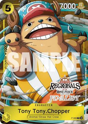 Tony Tony.Chopper (Offline Regional Finalist Card Set 2025 Vol.2) card from One Piece Promotion Cards
