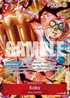 Koby (Event Pack Vol. 7) card from One Piece Promotion Cards