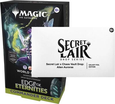 Secret Lair x Chaos Vault Drop: Commander Reinforcements World Shaper Bundle (Galaxy Foil) card from Secret Lair Drop Series