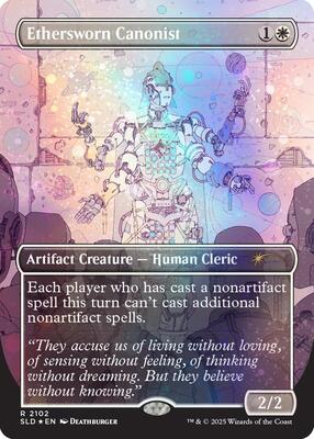 Ethersworn Canonist (Galaxy Foil) card from Secret Lair Drop Series