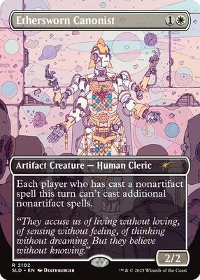 Ethersworn Canonist card from Secret Lair Drop Series