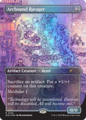 Arcbound Ravager (2105) (Galaxy Foil) card from Secret Lair Drop Series