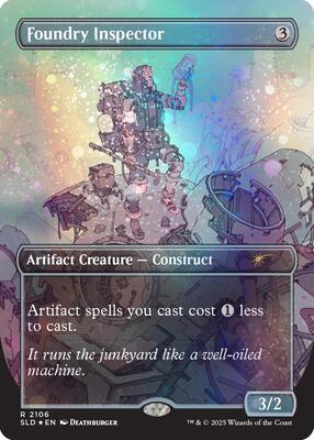 Foundry Inspector (Galaxy Foil) card from Secret Lair Drop Series