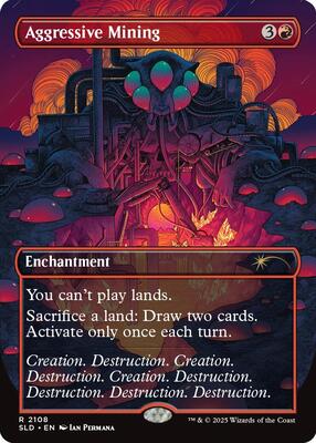 Aggressive Mining card from Secret Lair Drop Series