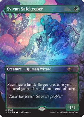 Sylvan Safekeeper (Galaxy Foil) card from Secret Lair Drop Series