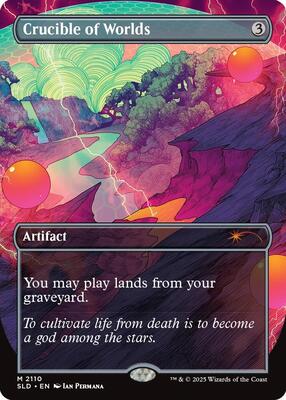 Crucible of Worlds (2110) card from Secret Lair Drop Series