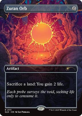 Zuran Orb card from Secret Lair Drop Series