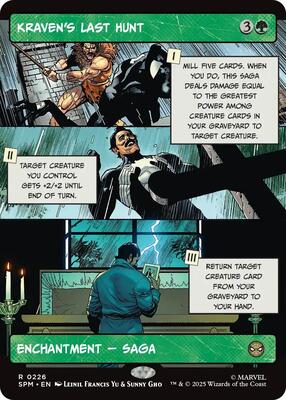 Kraven's Last Hunt (Borderless) card from Marvel's Spider-Man