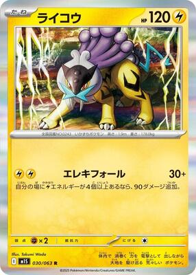 Raikou card from m1S: Mega Symphonia