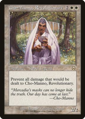 Cho-Manno, Revolutionary card from Mercadian Masques