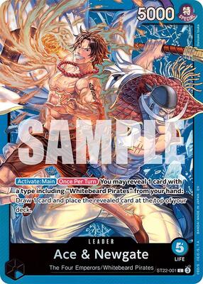 Ace & Newgate card from Starter Deck 22: Ace & Newgate