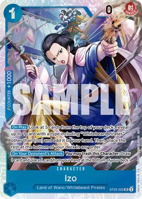 Izo card from Starter Deck 22: Ace & Newgate