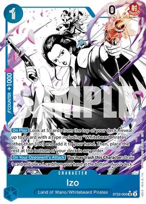 Izo (Parallel) card from Starter Deck 22: Ace & Newgate
