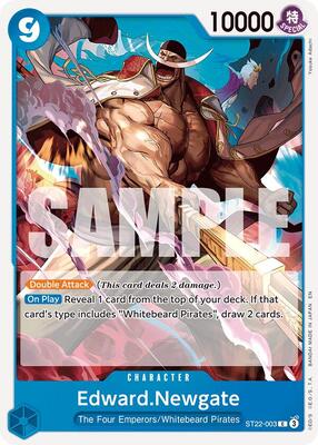 Edward.Newgate card from Starter Deck 22: Ace & Newgate
