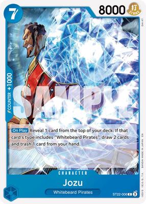 Jozu card from Starter Deck 22: Ace & Newgate