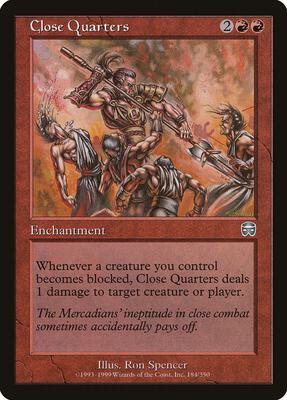 Close Quarters card from Mercadian Masques