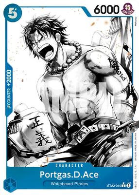 Portgas.D.Ace (Parallel) card from Starter Deck 22: Ace & Newgate