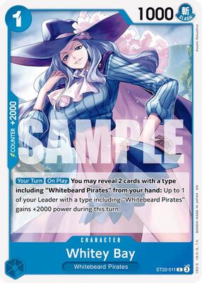 Whitey Bay card from Starter Deck 22: Ace & Newgate