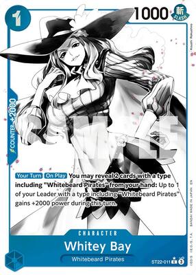 Whitey Bay (Parallel) card from Starter Deck 22: Ace & Newgate