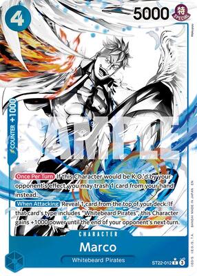 Marco (Parallel) card from Starter Deck 22: Ace & Newgate