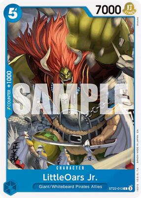 LittleOars Jr. card from Starter Deck 22: Ace & Newgate