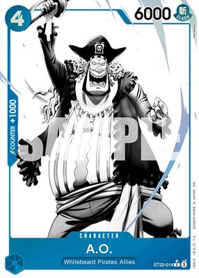 A.O. (Parallel) card from Starter Deck 22: Ace & Newgate