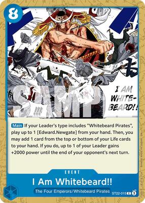 I Am Whitebeard!! card from Starter Deck 22: Ace & Newgate