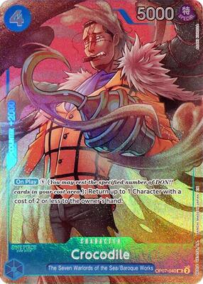 Crocodile (Seven Warlords of the Sea Binder Set) card from One Piece Promotion Cards
