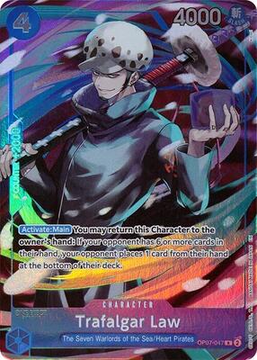 Trafalgar Law (Seven Warlords of the Sea Binder Set) card from One Piece Promotion Cards