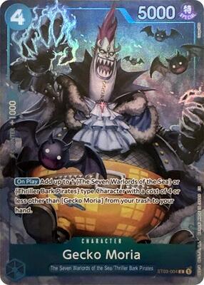Gecko Moria (Seven Warlords of the Sea Binder Set) card from One Piece Promotion Cards