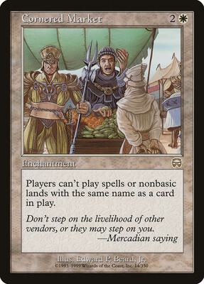 Cornered Market card from Mercadian Masques