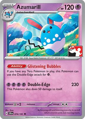 Azumarill - 074/191 card from Prize Pack Series Cards