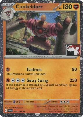 Conkeldurr - 105/167 (Cosmos Holo) card from Prize Pack Series Cards