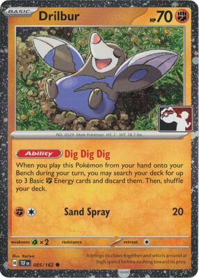 Drilbur - 085/162 (Cosmos Holo) card from Prize Pack Series Cards