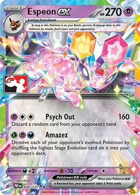 Espeon ex - 034/131 card from Prize Pack Series Cards